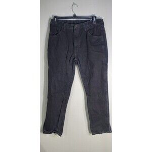 Men's Rustler Denim Black Jeans 100% Cotton 36/30 Black